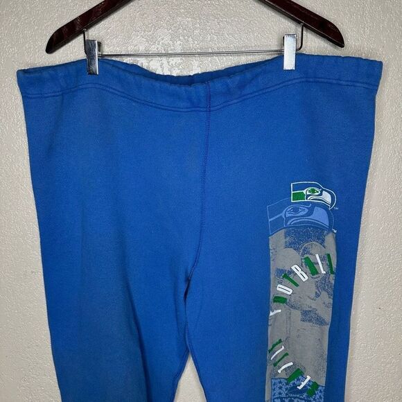 Vintage 90s Logo 7 Seahawks Sweat Pants XL - Picture 2 of 9